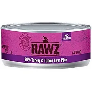 18/3oz Rawz 96% Turkey & Liver Cat Can - Items on Sale Now